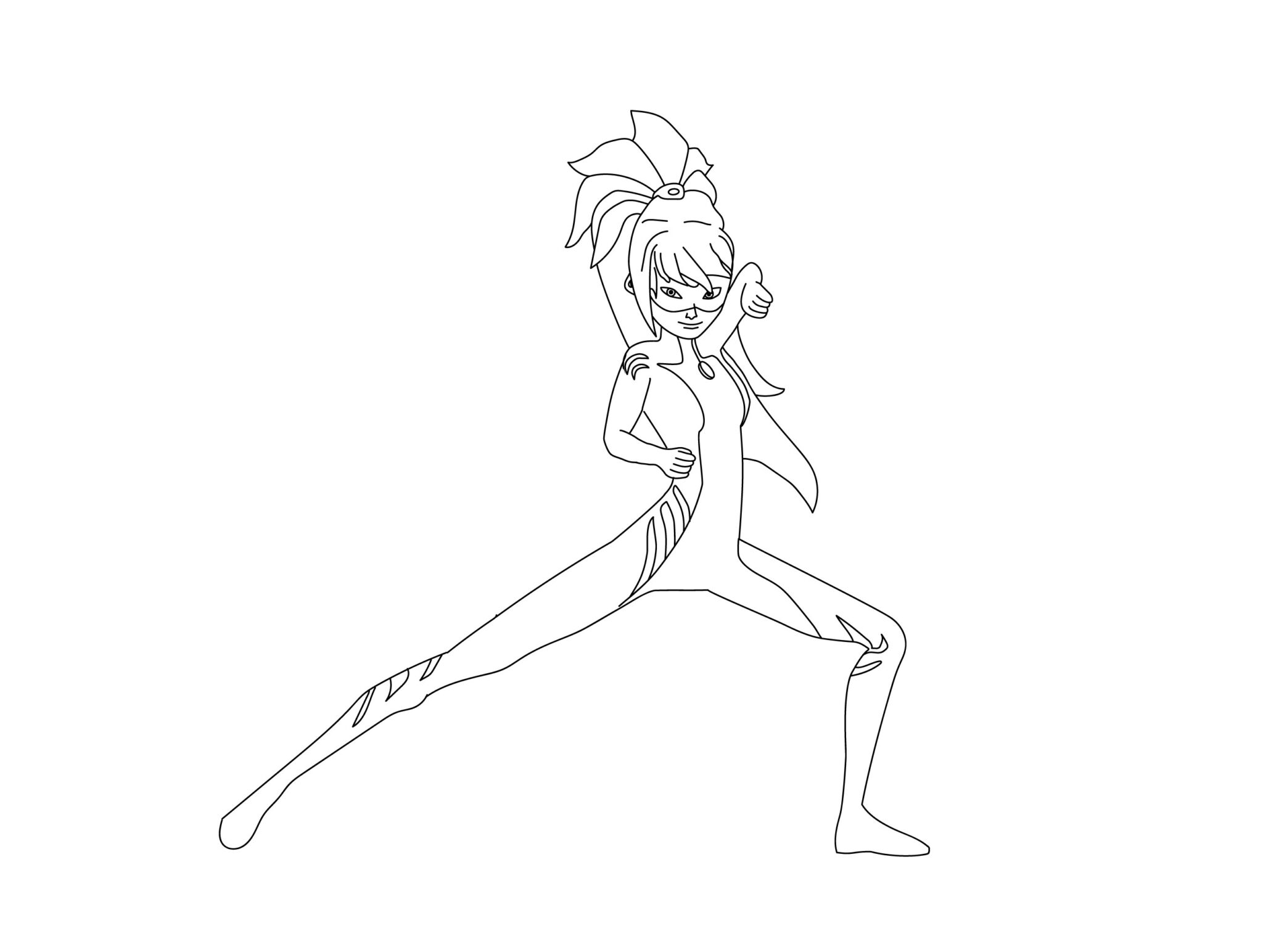 Coloriage Miraculous Ladybug: Lady Dragon - Color Palette