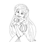Coloriage Ariel de La Petite Sirène