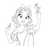 Coloriage Blanche-Neige