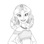 Coloriage Princesse Jasmine de Aladdin