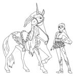 Coloriage Valentina Furi de l’École des Licornes