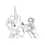 Coloriage Isabel Armstrong de l’École des Licornes