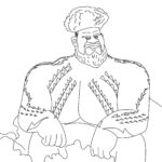 Coloriage Nalo dans Vaiana 2