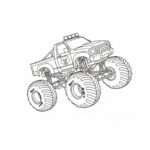 monster truck - The bear - colorpalette.fr