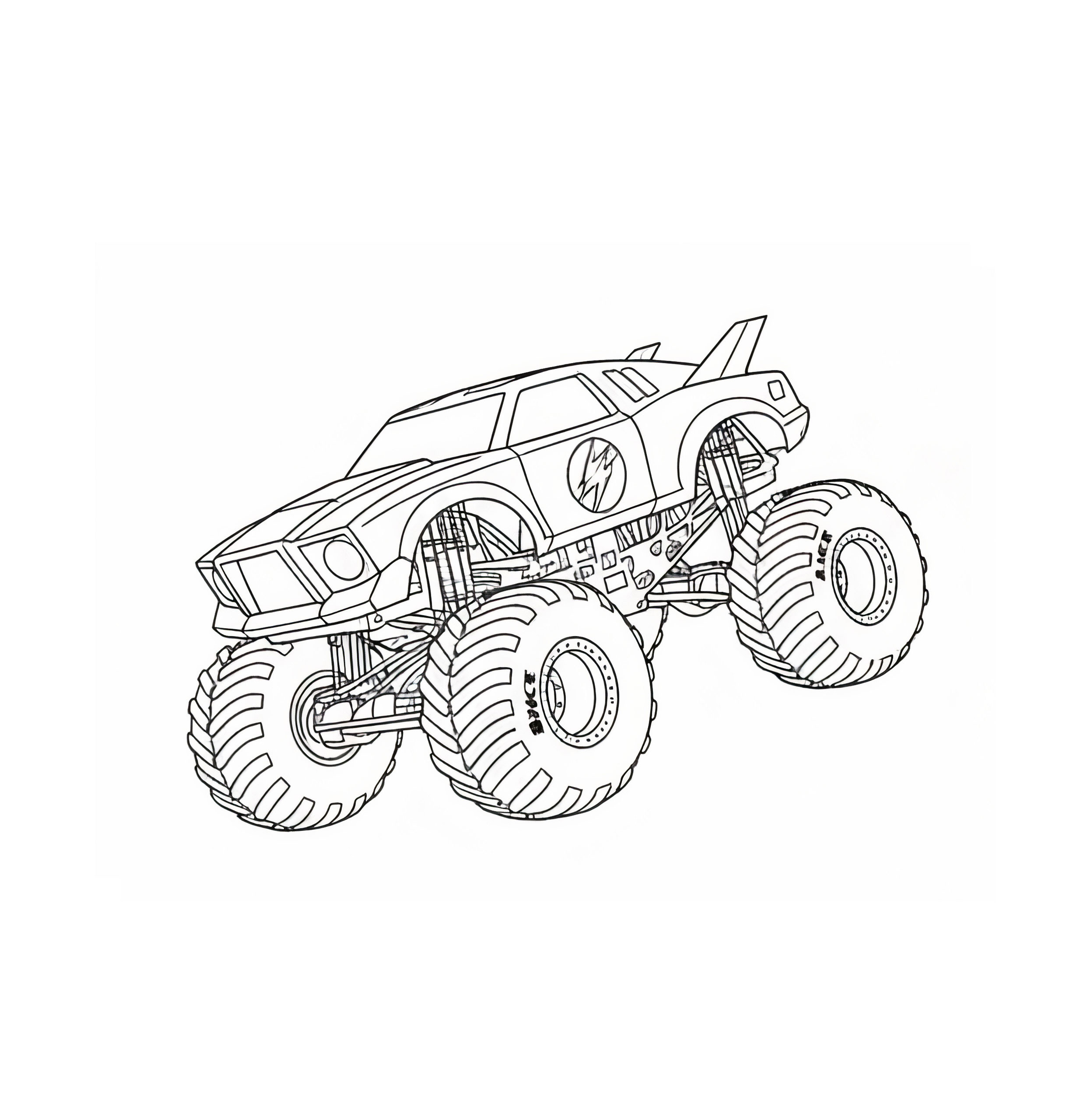 monster truck thunder - colorpalette.fr