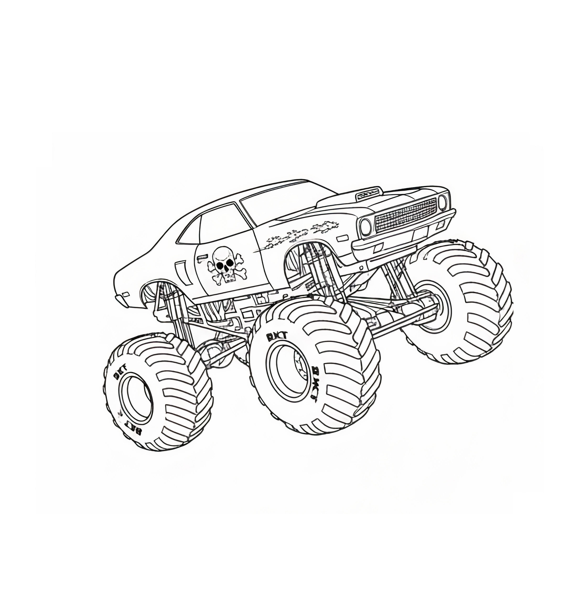 monster truck The pirate - colorpalette.fr